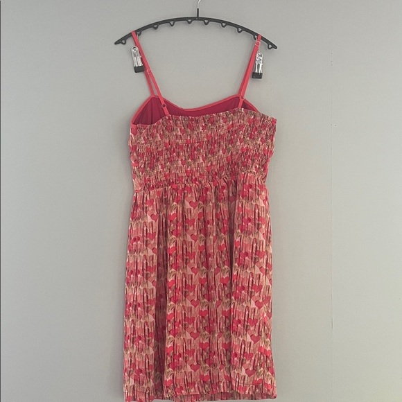 Wet Seal Red and Pink Patterned Mini Dress Size Medium - Picture 4 of 4